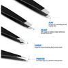 Tweezers for Women Facial Hair, 4Pcs Professional Beauty Tools Stainless Steel Precision Eyebrow Tweezers for Splinter Blackhead and Ingrown Hair