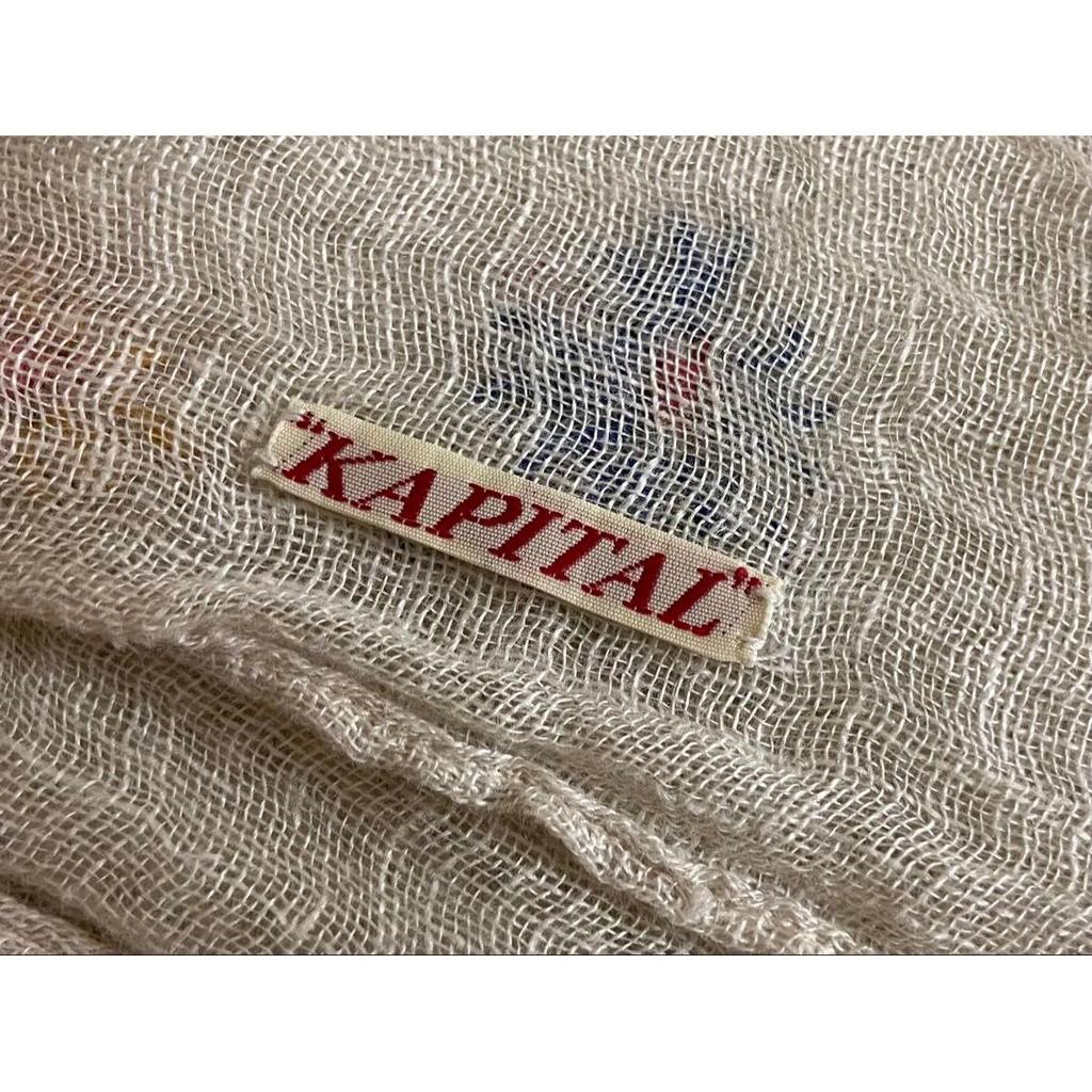 Used KAPITAL HOME MADE Embroidered Linen Stole