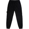 Stone Island Kids Elastic Logo Cuffed Pants Kids bottoms Black 811630514-V0029