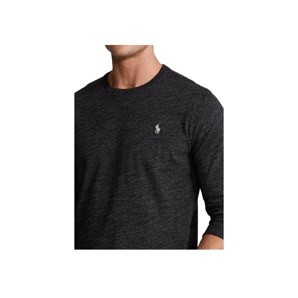 Polo Ralph Lauren Logo Vyšívaný Pulovr Crew Neck Dlouhý Rukáv Pánská Trička Šedá 710671468-037