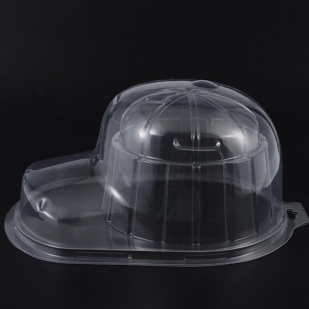 Curved Brim PVC Hat Storage Box Transparent Hat Display Case Gifts Cap Organizer Box