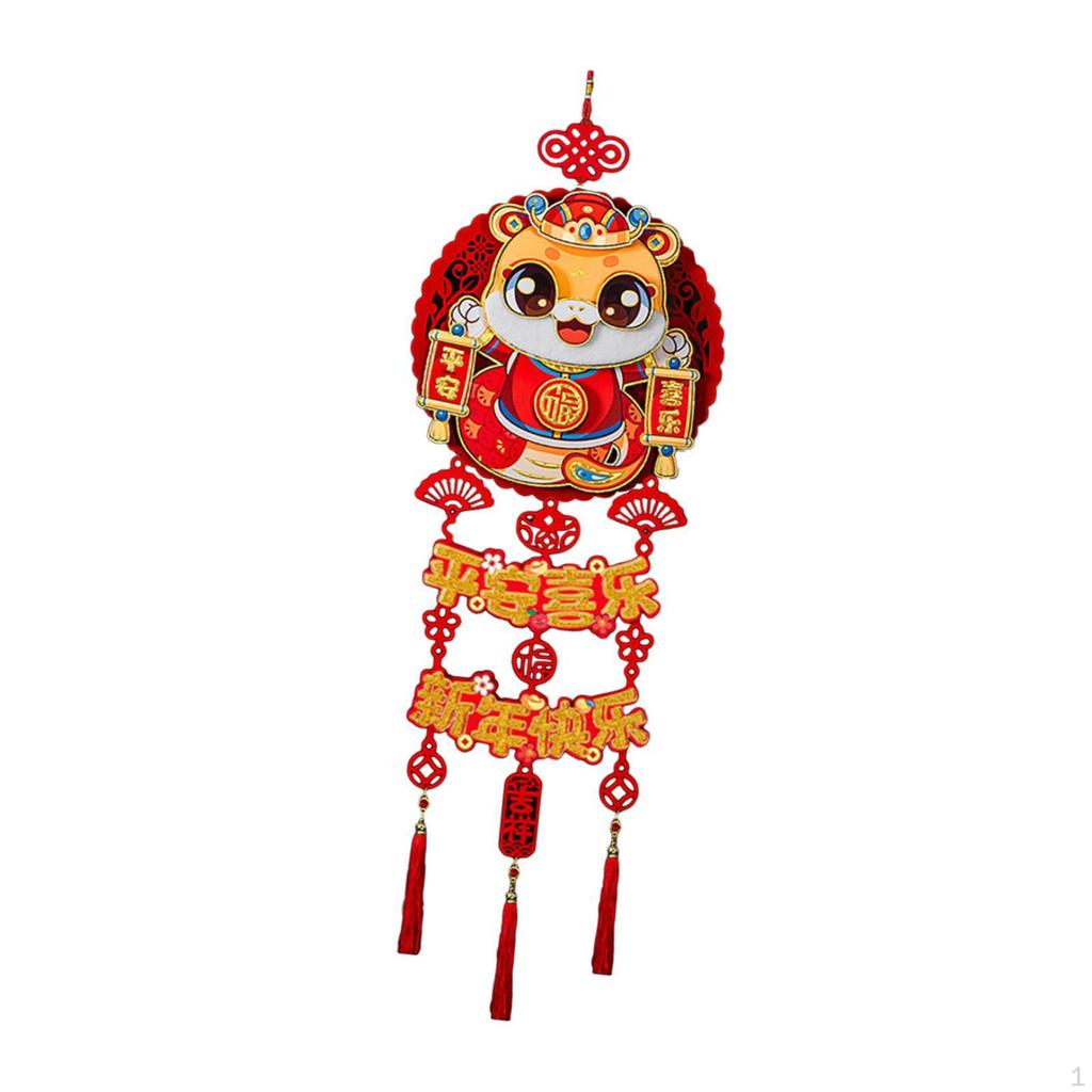 Chinese Snake Year Hanging Decoration Plush Cloth
