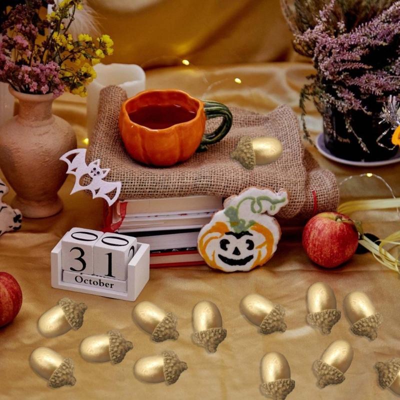 50Pcs Artificial Pinecones Simulation Pine Cones Decoration for Party Decoration