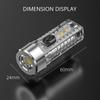 Mini Multifunction High Brightness Keychain Flashlight Outdoor and Homeuse Multimodes Portable