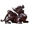 2pcs Pixiu Sculpture Solid Wood Decor Office Desktop Lucky Money Home Living Room TV Cabinet Ornaments Decor Crafts Gift