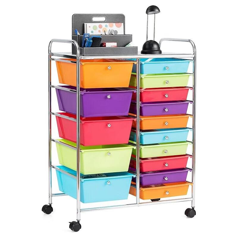 WEZHO Multi-functional Drawer Storage Cart