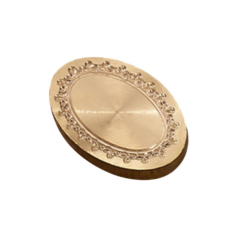 Brass Wax Seal Stamp Photo Frame Series Sealing Wax Stamp for Envelope Wedding