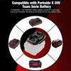 ALASICKA PAR20MT Battery Adapter for Parkside 20V Lithium Ion Battery Convert To Work for Makita 18V Lithium Battery Power Tools