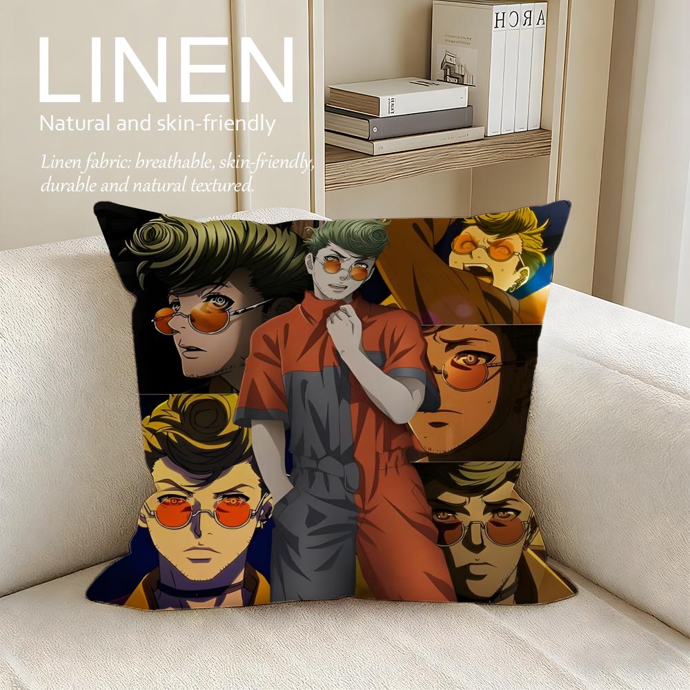 Anime Akudama Drive Cushion Cover Pillowcase Set Pcs x x Breathable Washable Sofa Cushion Cover