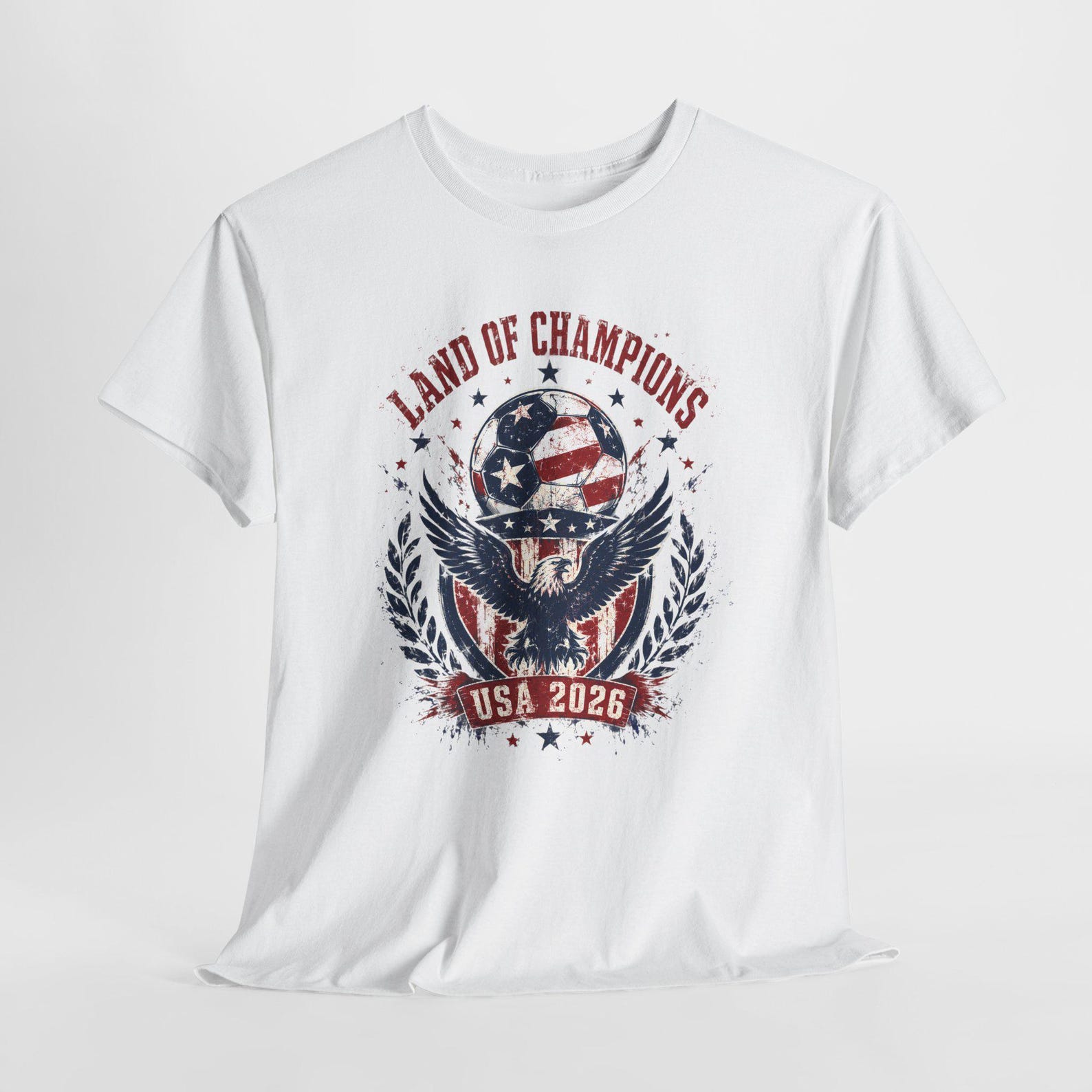 Land of Champions eagle USA 2026 World Cup | American soccer vintage sports design S