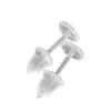 50-Piece Set: Transparent Japanese & Korean DIY Earrings - Eco-Friendly, Non-Allergic Ear Plugs & Needles