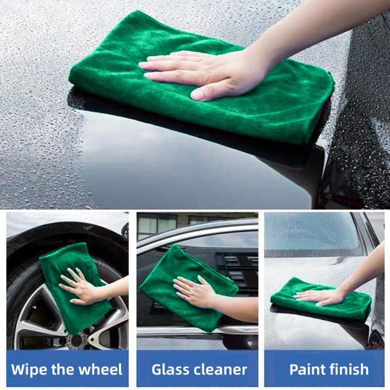 Microfiber Cleaning Towels Water Absorbent Reusable All-Purpose Cleaning Cloth Ultra-Soft Cleaning Wipes