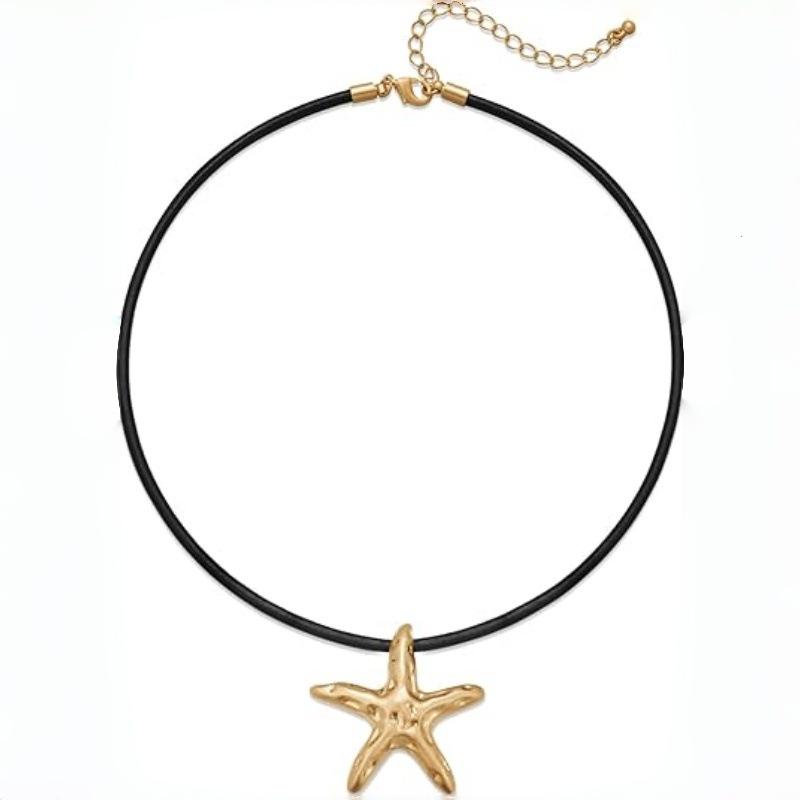 Starfish Pendant Necklace: Simple, Stylish Beach Vacation Accessory