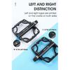 WEST BIKING Bicycle Ultralight Pedal 3 Bearing Pedals Aluminum Alloy CRMO Cycling Footboard for BMX MTB Bike Pedals Accessories