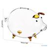 Schwein Sparschwein Spardosen Münzspardose Niedlich Transparentes Glas Souvenir Geburt, Spardosen Geldspardose für Kinder, Jungen