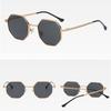 Metal Geometric Women Fashion Glasses For Tropical Beach Vacay Shopping Outdoor Casual Activities Street Snap Accessories