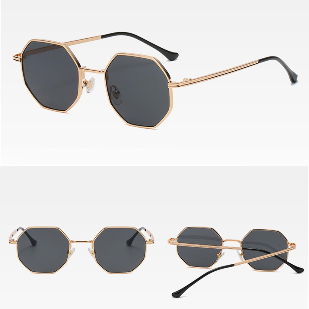 Metal Geometric Women Fashion Glasses For Tropical Beach Vacay Shopping Outdoor Casual Activities Street Snap Accessories