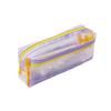 Mesh Pencil Case Multilayer Pen Box Simple Stationery Storage Bags  Student