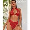 Sexy Lingerie Set Porno Lace See Through Underwear Women Bikini Bra Panties Suit Exotic Apparel Flirt Sex Costume Clothes