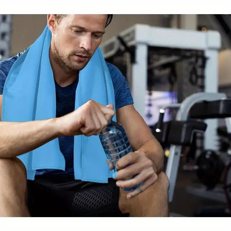 Quick-Drying Sports Towel 40x80CM Blue Grey Green Orange Swimming Gym Fitness Camping Running Beach Washcloth Towels