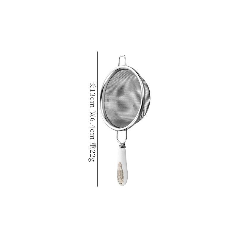 Stainless Steel 304 Tea Infuser & Strainer Set with Ceramic Filter Screen - Kung Fu Tea Accessories