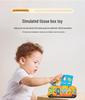 Infant Tear-Proof Tissue Box Toy for Finger Exercise and Simulation Learning