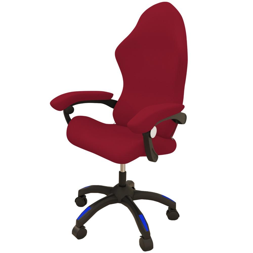 Дышащий Чехол для Игрового Кресла Кожаный С Подлокотниками Чехол для Электронного Спортивного Кресла Противоскользящий Растягивающийся красный 2740₽