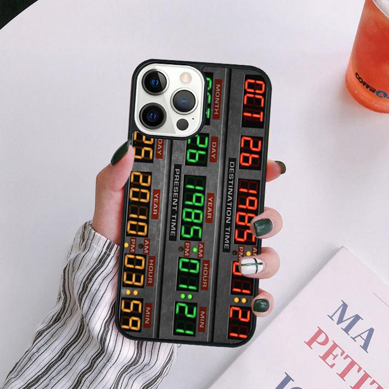 Back To the Future Flux Capacitor Phone Case For iPhone 14 13 12 16Pro Max 15 Mini  Plus X XS Max XR Cover Coque