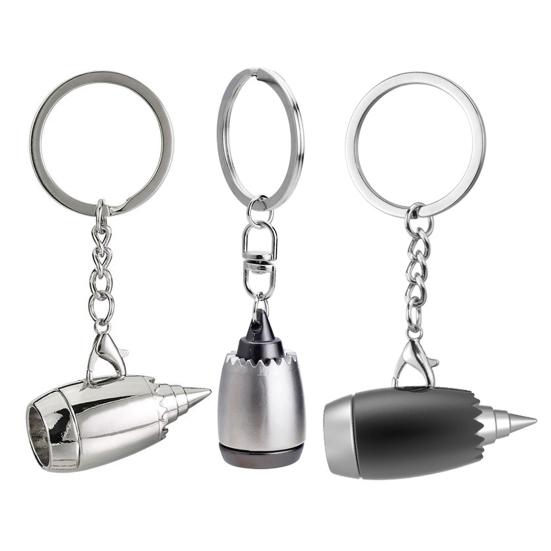 Keychain Pendant Simulation Engine Styling Pendant Zinc Alloy Key Holder Backpack Car Key