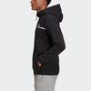 adidas ZNE FZ Hooded Fleece Jacket Winter Men Outerwear Black GU2077
