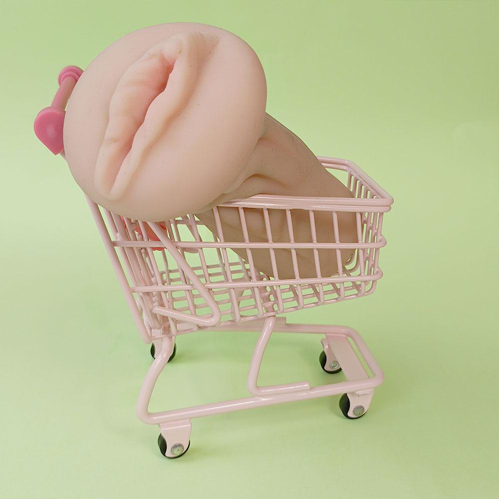 Pocket fitte sexleketøy for menn Realistisk kunstig ekte vagina voksen produkt mannlige onaner kopp