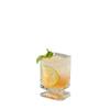 Gradient Colored Square Glass Uniquely Maillard Colored Low Footed Glass Vintage Style Juice Glass Sparkling Water Cup