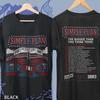 Unisex Enkel Plan 2026 Tour T-skjorte, Pop Punk Band T-skjorte, Konsert Merch Inspirert T-skjorte