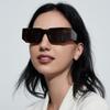 Glasses 95160 Square Small Frame Retro Small Sunglasses Men, Sunglasses Women