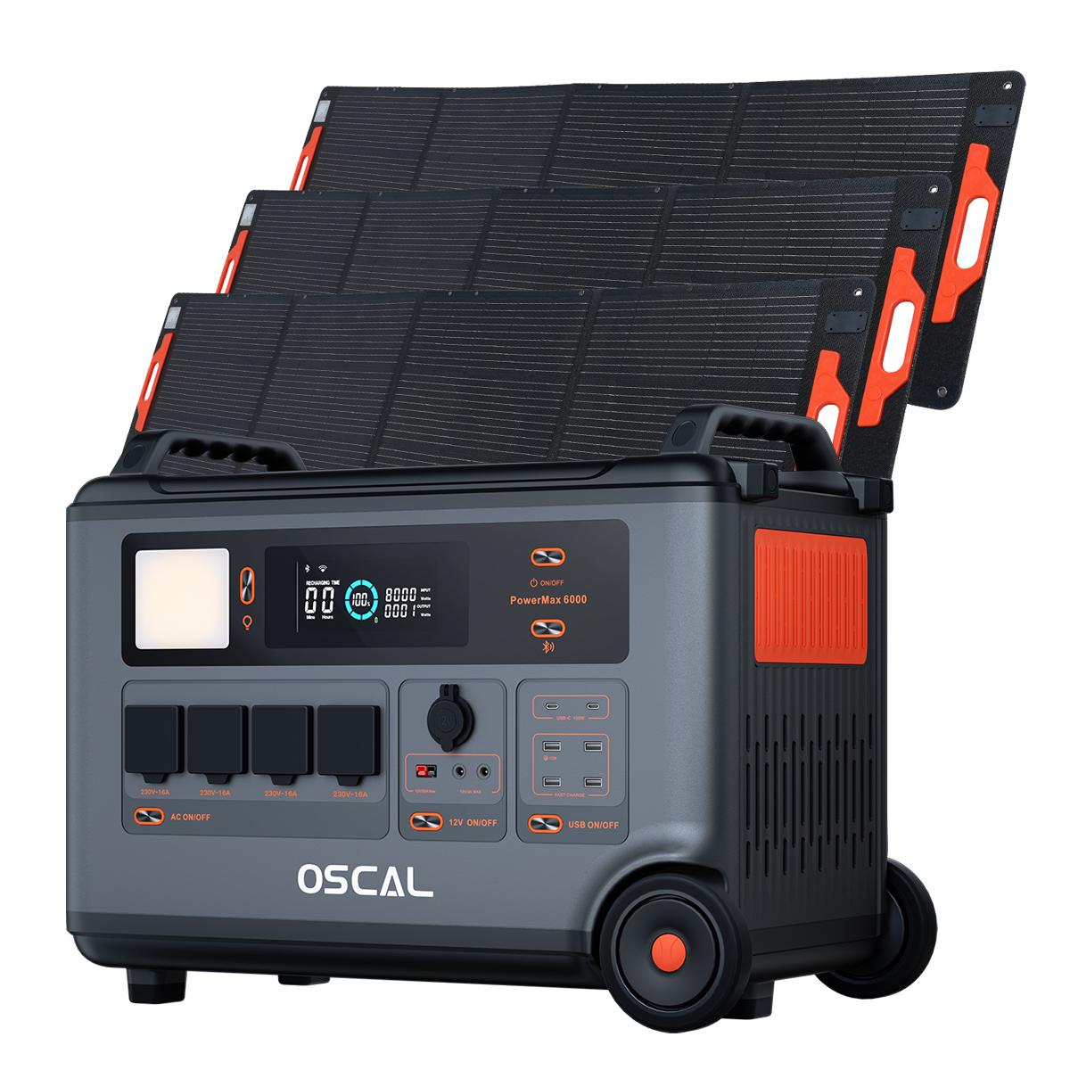 Oscal PowerMax 6000 pārnēsājama spēkstacija 6000W