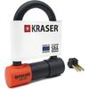 KRASER KR85S Antivol Moto Bloque Disque U Homologué SRA Serrure Sécurité Solide Cadenas 85x125 Ø18 Blocage Motocyclette Scooter Vélo