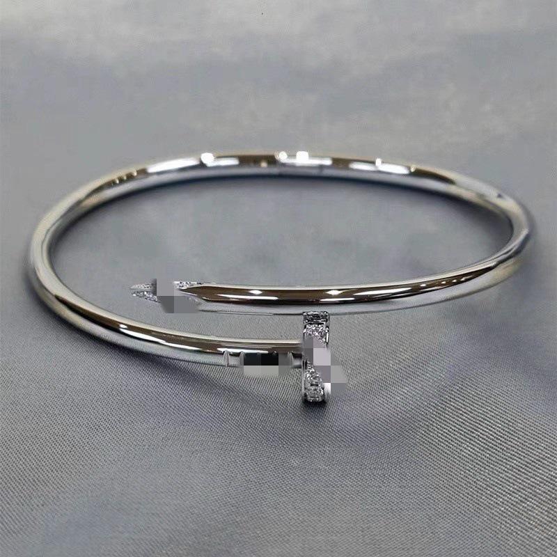 Starry Sky Three-Row Diamond Gold-Plated Bracelet for Women - Elegant Love Bangle