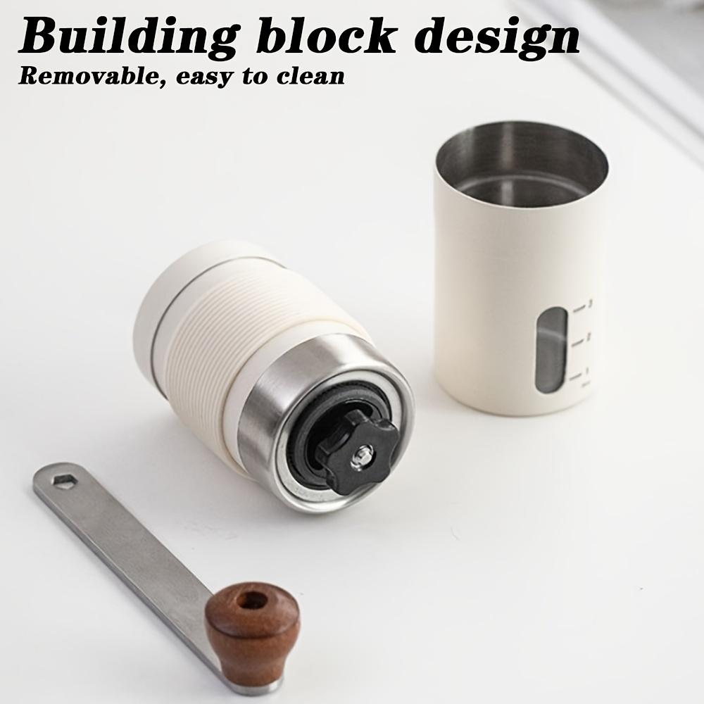Outdoor Camping Portable Manual Coffee Grinder, Portable Hand Coffee Machine 304 Stainless Steel Bean Grinder, Multi Purpose Grinding Grains