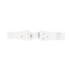 Women's Waist Belts Retro Waistband Golden Leaf Elastic Waist Closure with Double Hook Buckle Wide Belt Fashion Elegant Women Belt for Skirt