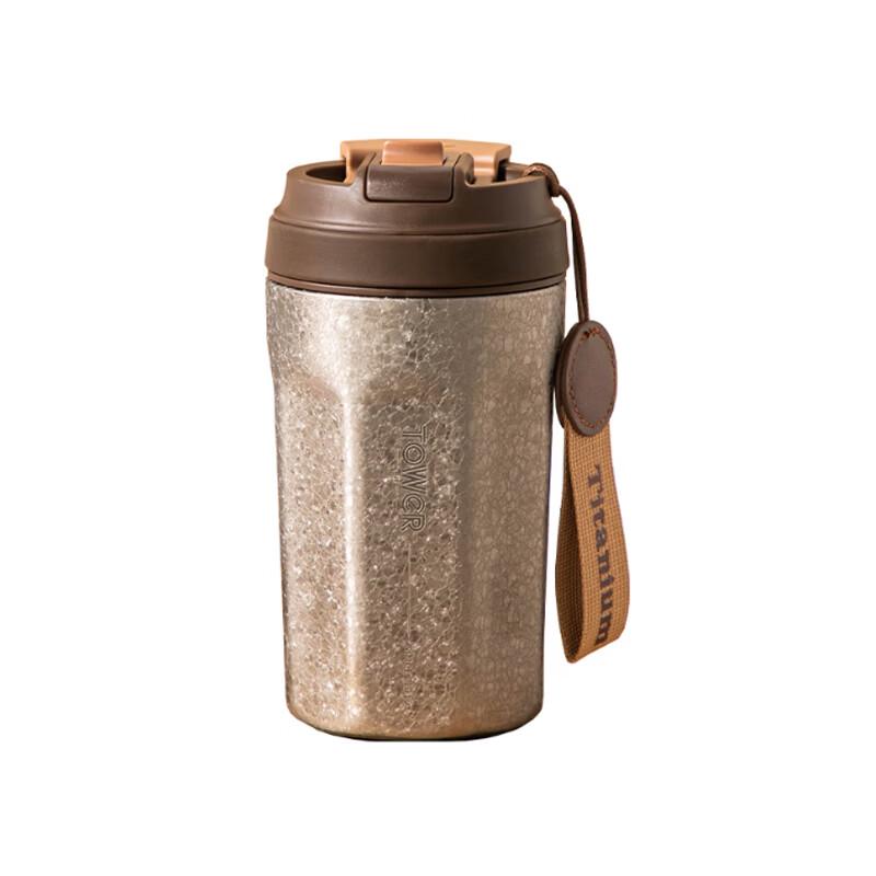 TOWERUK Outdoor Portable Titanium Coffee Thermos Mug