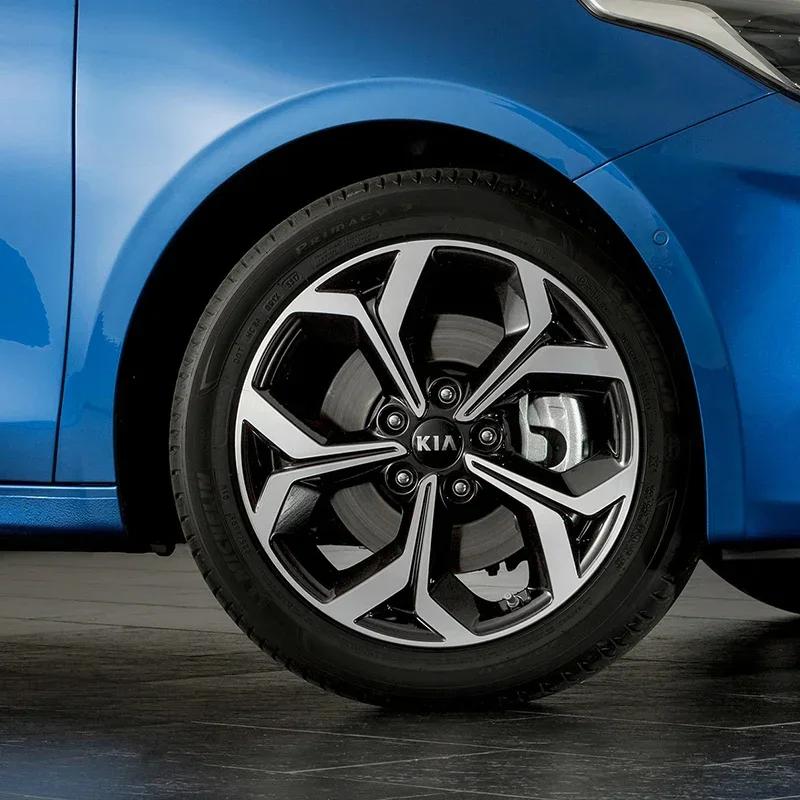 2026 Hot Car Sticker 4PCS 58MM Car Wheel Center Hub Caps Cover Accessories For KIA GT Line EV6 Sorento Niro EV9 Sportage Cerato