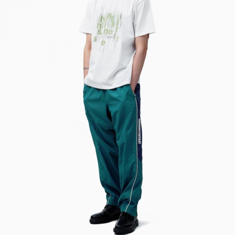 Thisisneverthat Paneled Track Pant Green