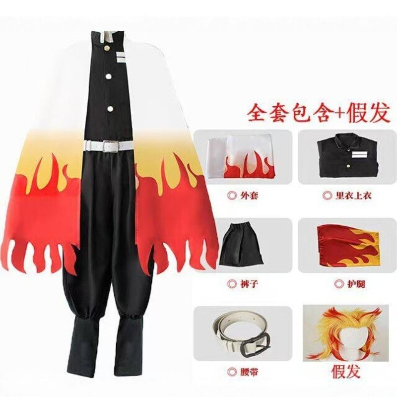 Demon Slayer Ninja Butterfly Cosplay Outfit for Children and Adults Anime Performance Costume Halloween Cape Set