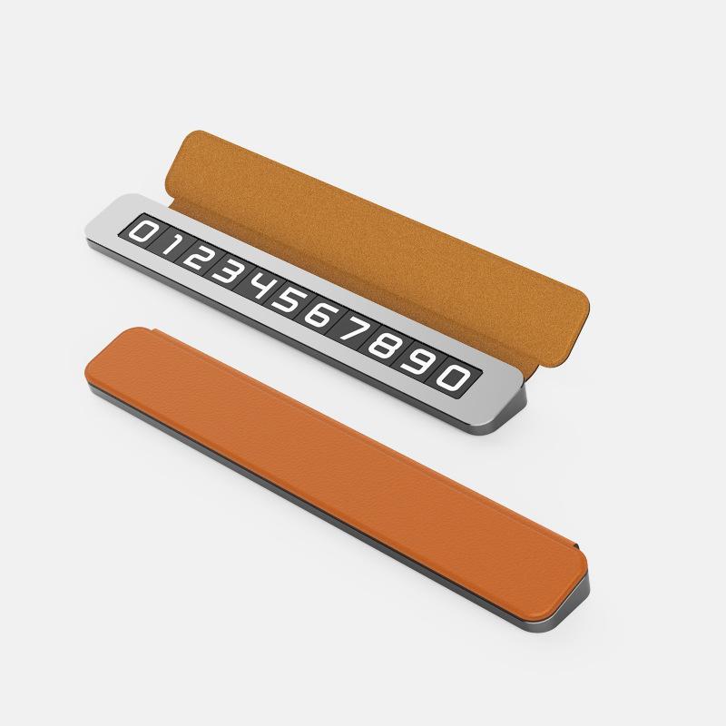 New Car Temporary Parking Sign Phone Number Plate Creative Hidden Temporary Parking Sign Car Decoration Gift A2