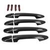8pcs Car Door Handle Trim Carbon Fiber Style Replacement for Mazda CX3 20162020
