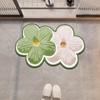 Irregular Diotomite Bathroom Mat Absorbent Shower Foot Mats Quick Dry Non-Slip Bath Carpet Toilet Rugs Doormat Washable