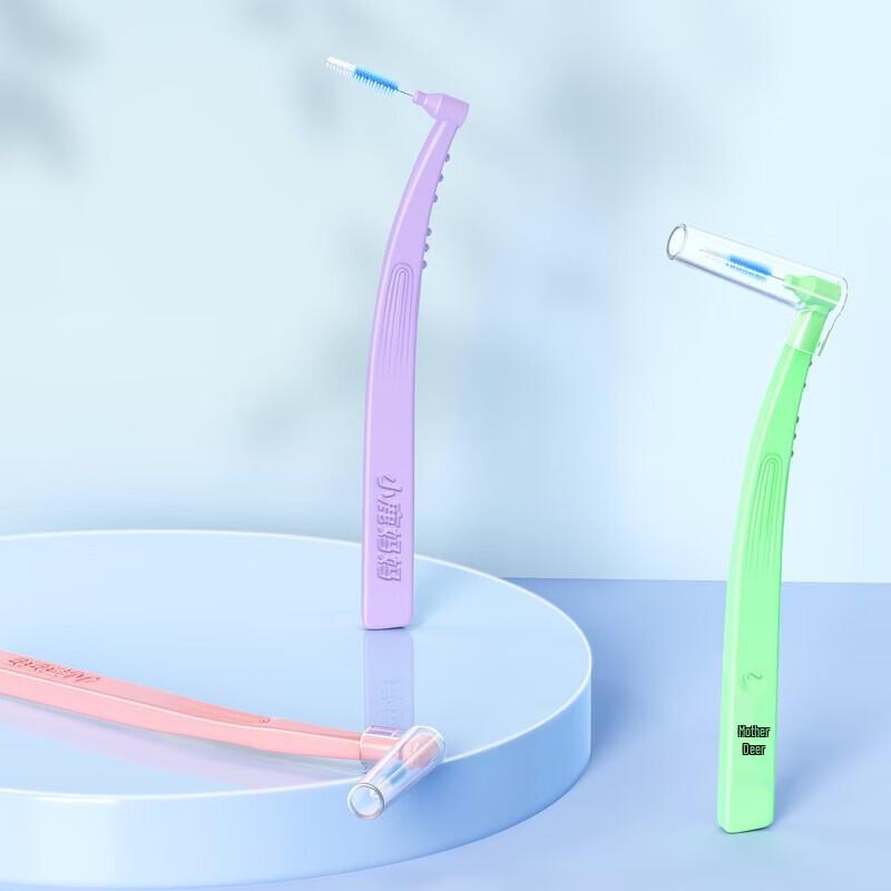 FAWNMUM L-förmige Interdentalbürsten SSSS Größe