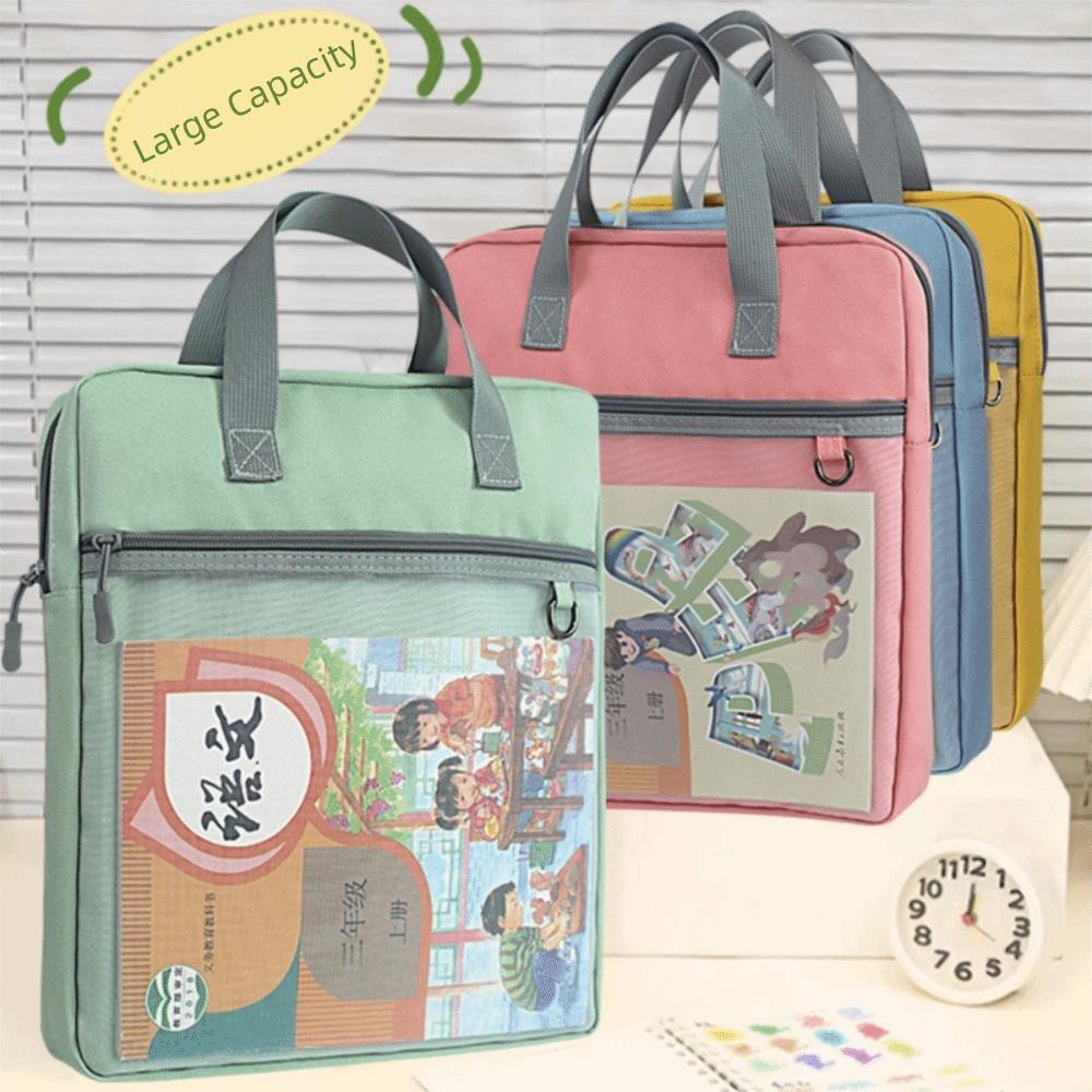 Multifunctional File Bag Oxford cloth Data Storage Bag New Document Bag  School Office Supplies
