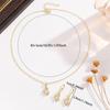 This Elegant Three-piece Set of Swan-shaped Copper Pendant Necklace and Earrings Is a Versatile Fashion Accessory for Women, Featuring a Geometric