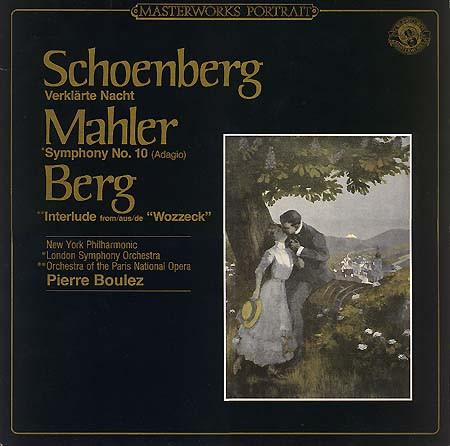 LP Record ARNOLD SCHOENBERG / GUSTAV MAHLER / - Verklärte Nacht / Symphony No. 10 ( MP39769 Masterworks Por 1985 Netherland Classical Used